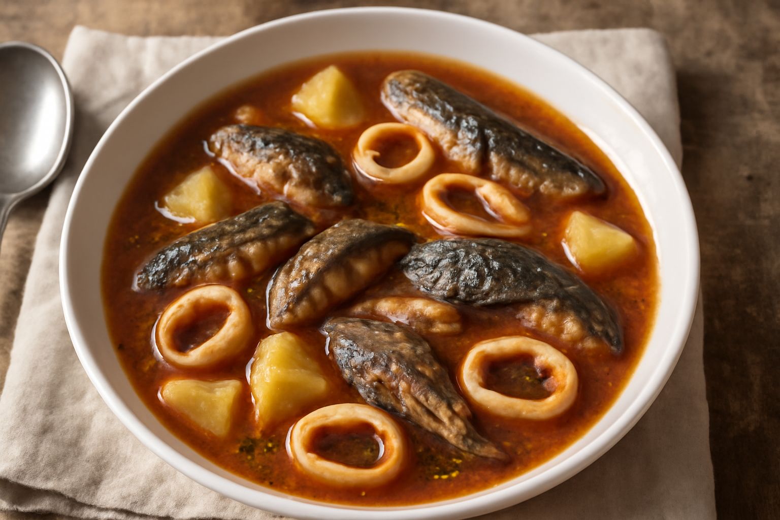 Brodetto di pesce alla pordenonese