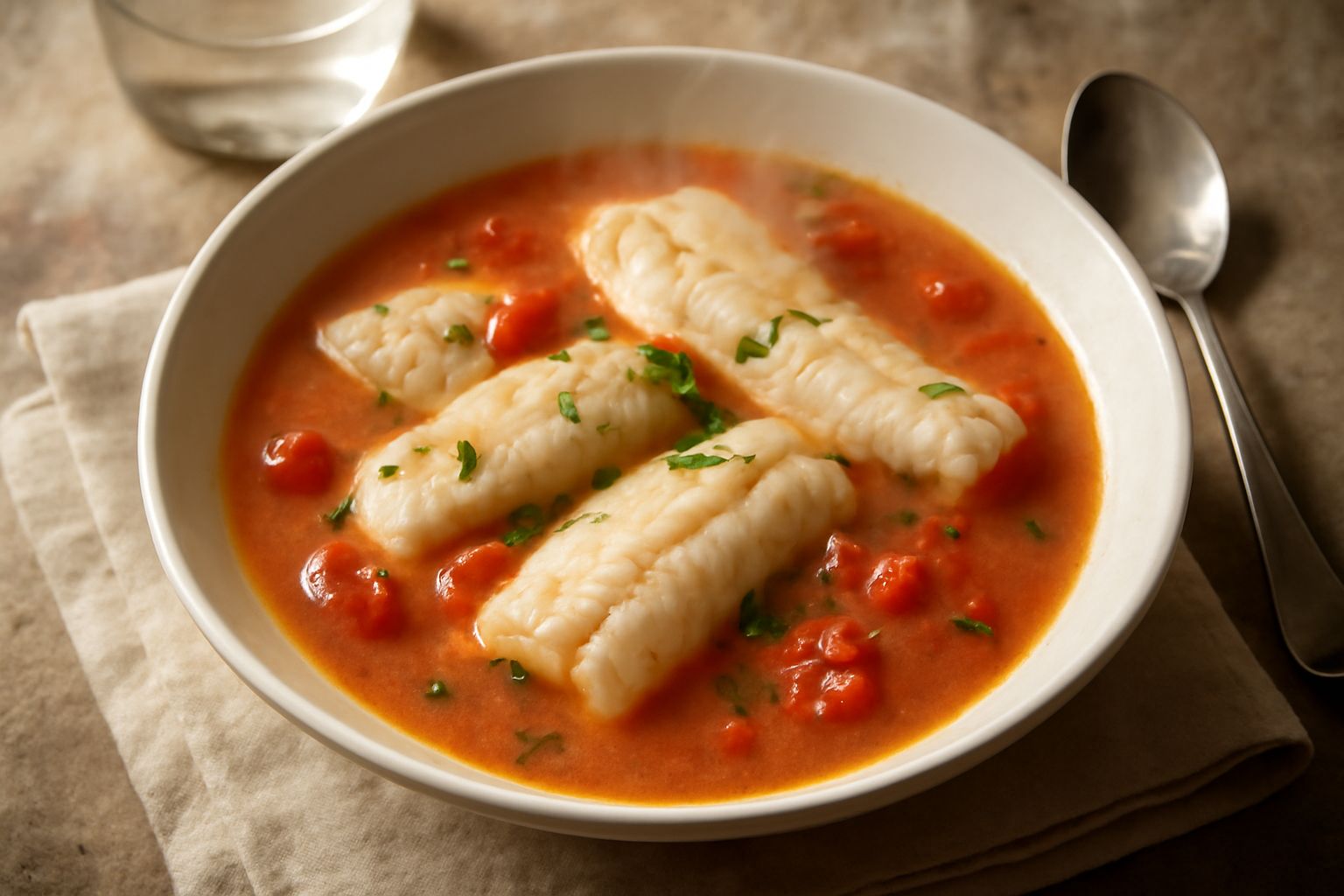 Brodetto di pesce persico