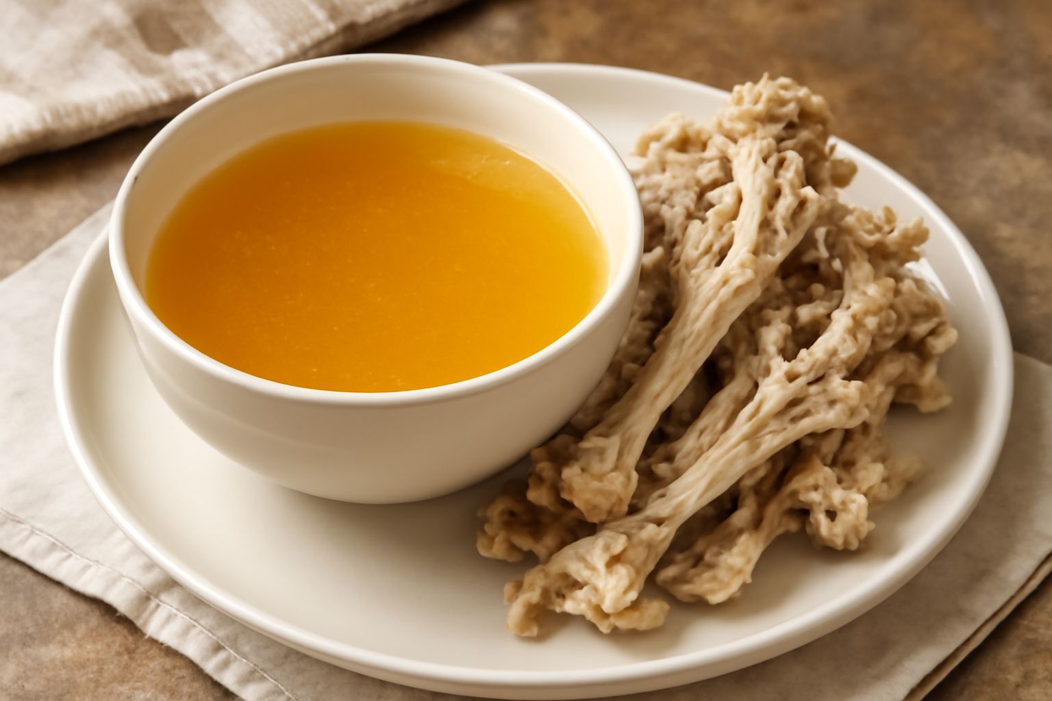 Brodo di carcassa di pollo