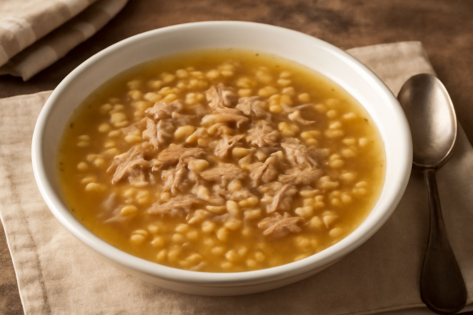Brodo di carne con paste