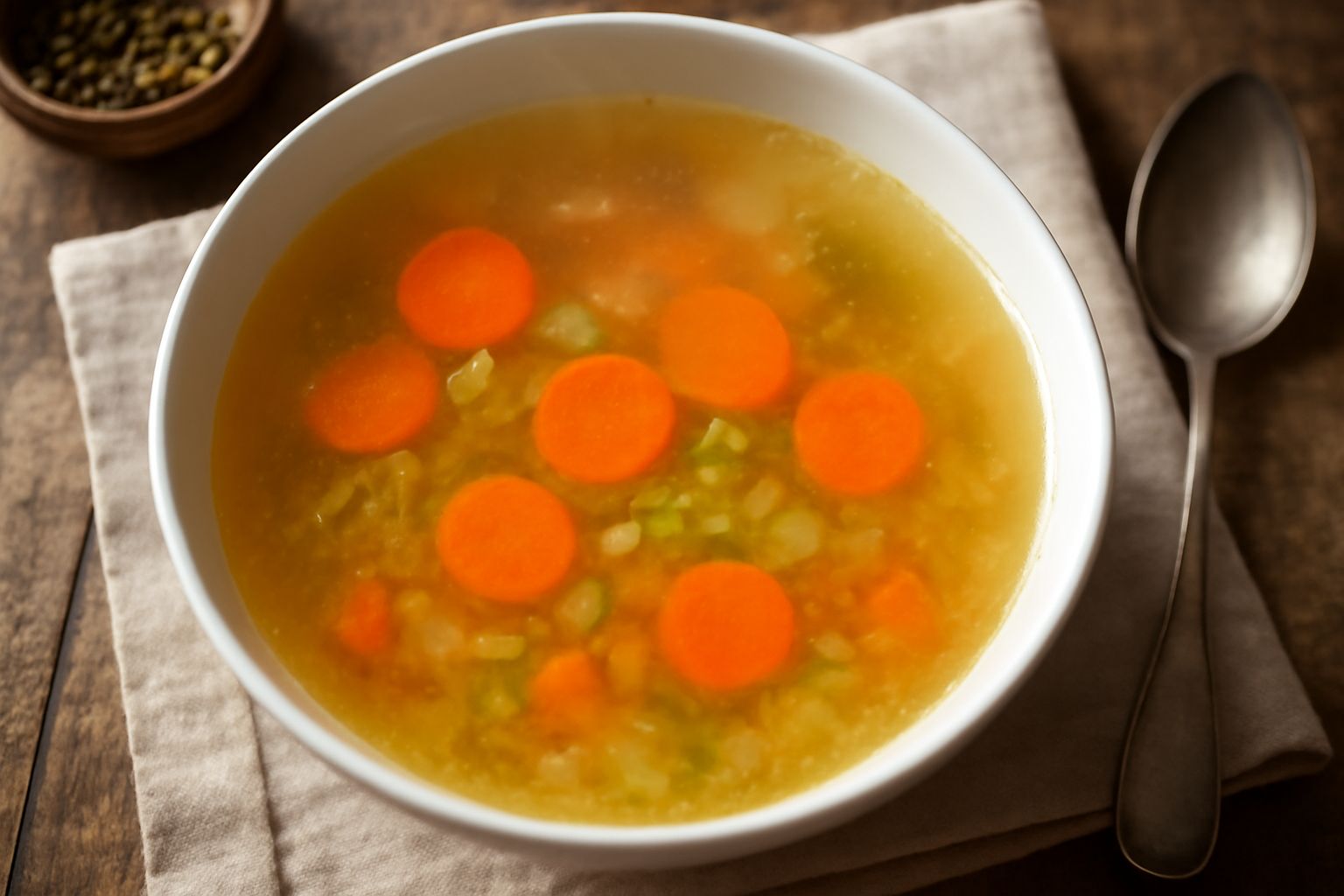 Brodo di carne con verdure