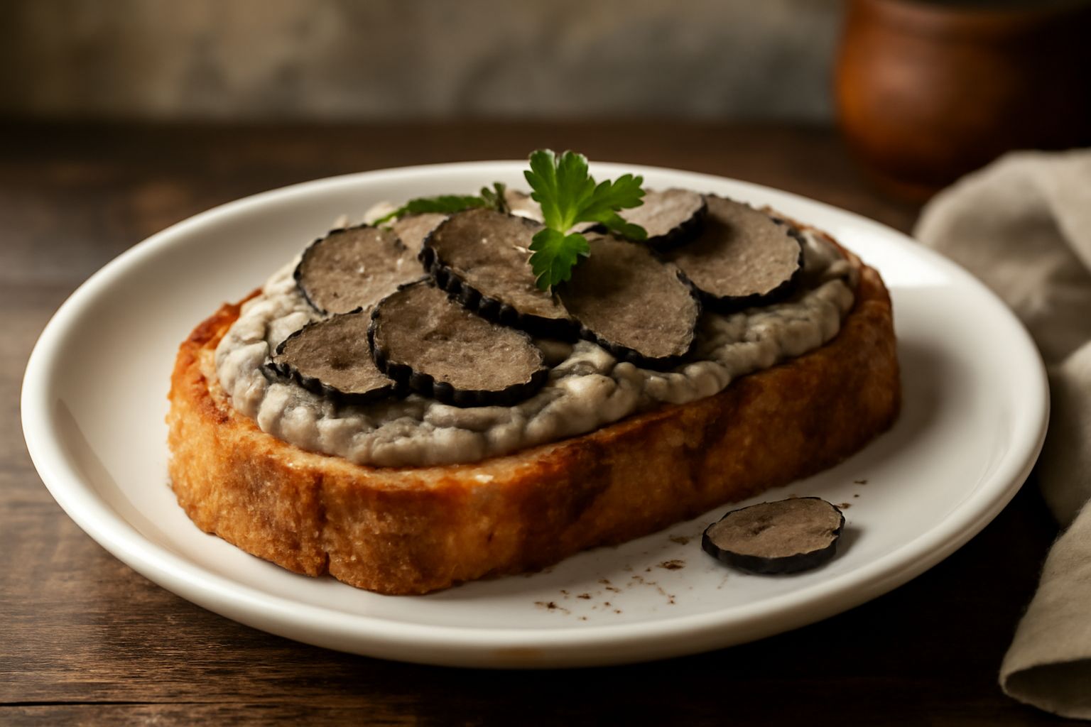 Bruschetta al tartufo: il segreto per farla croccante e nutriente
