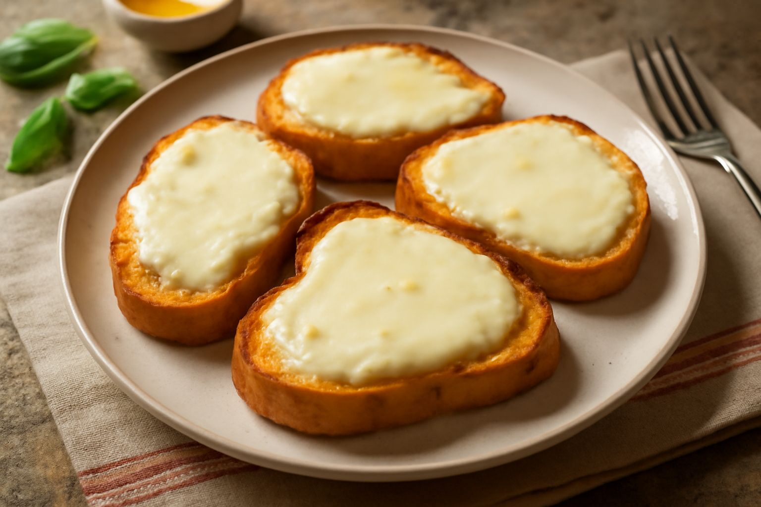 Bruschette con formaggio