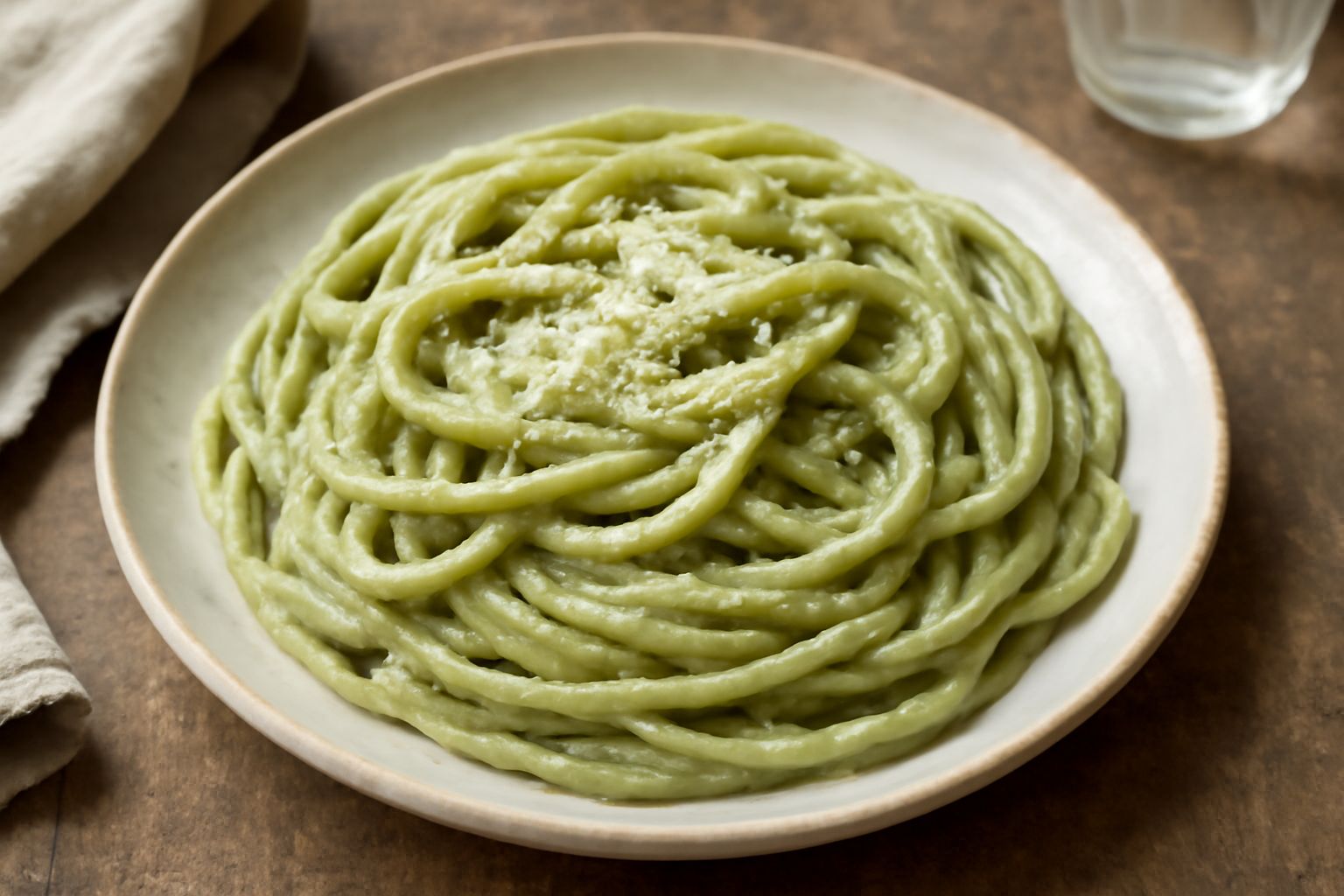 Bucatini ai pistacchio