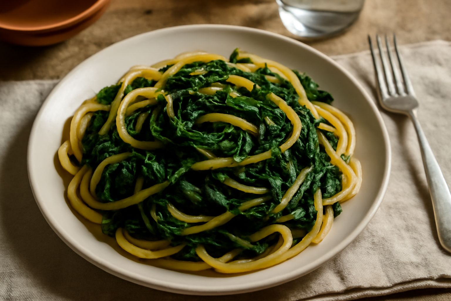 Bucatini alla cicoria