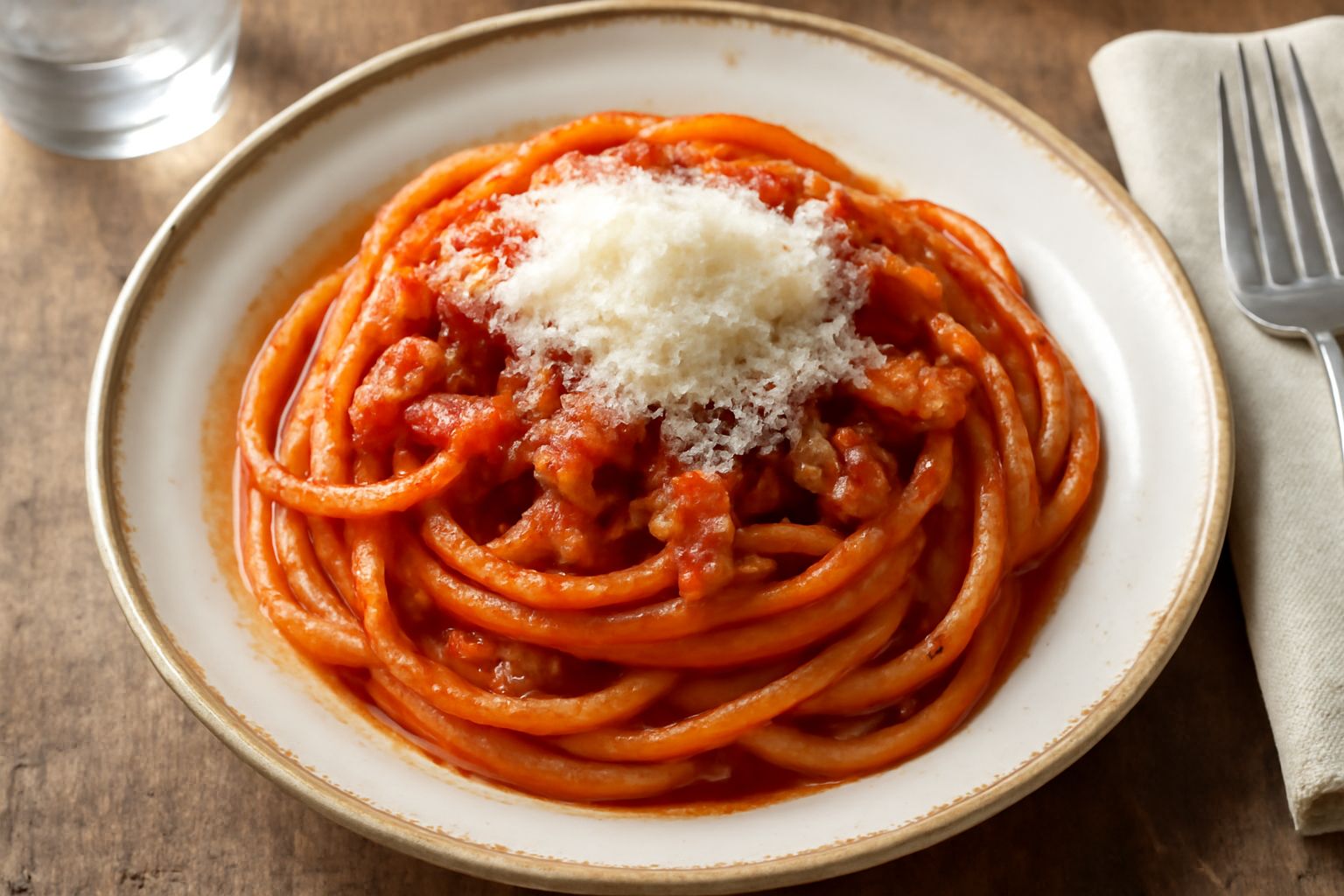 Bucatini all'amatriciana
