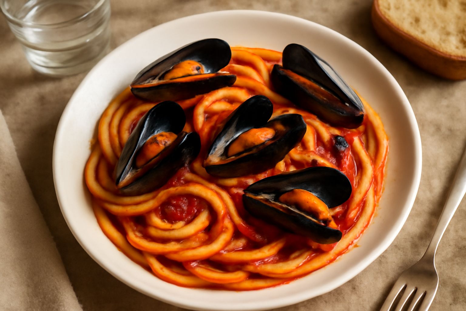 Bucatini alle cozze