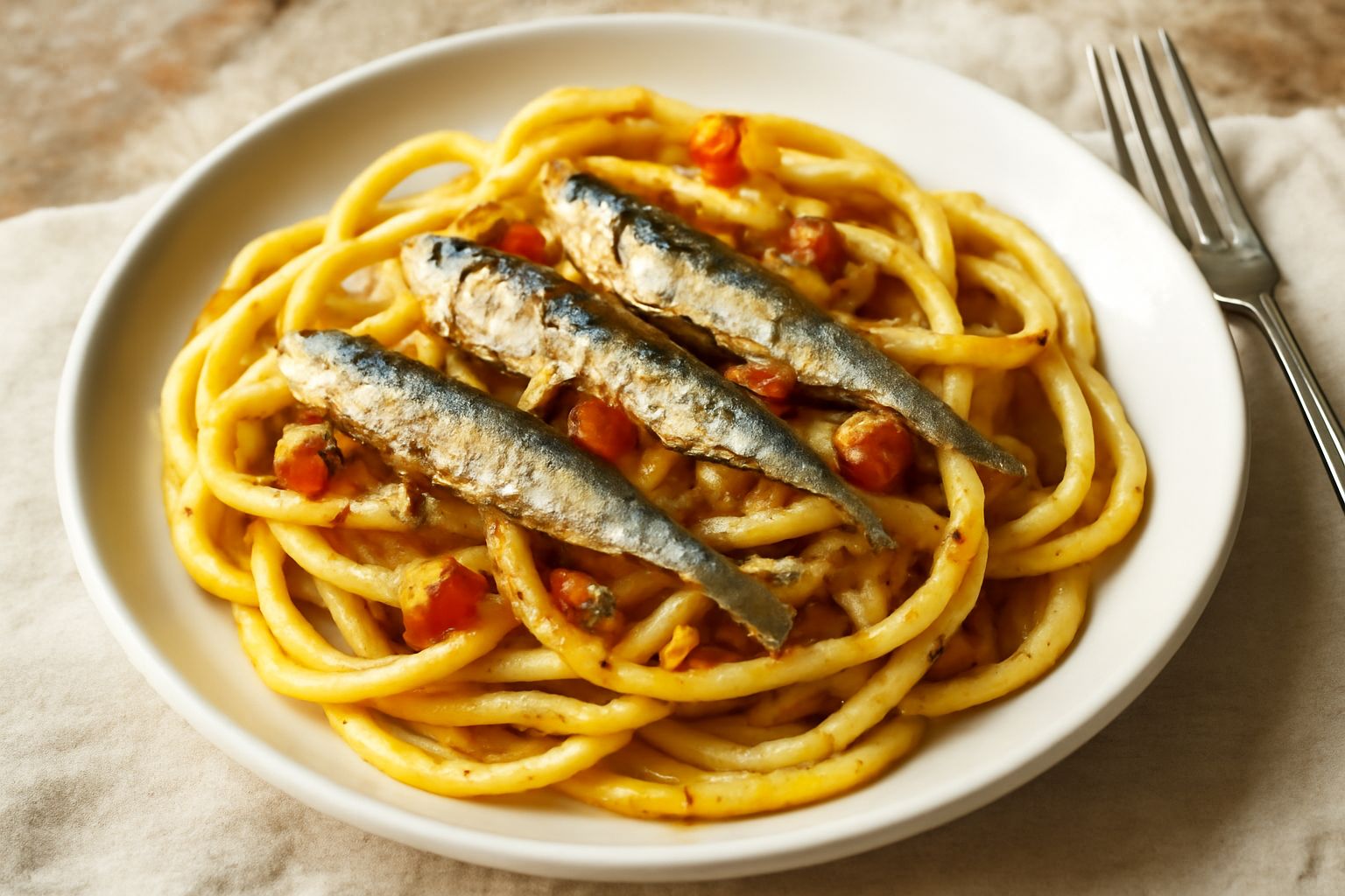 Bucatini con le sarde