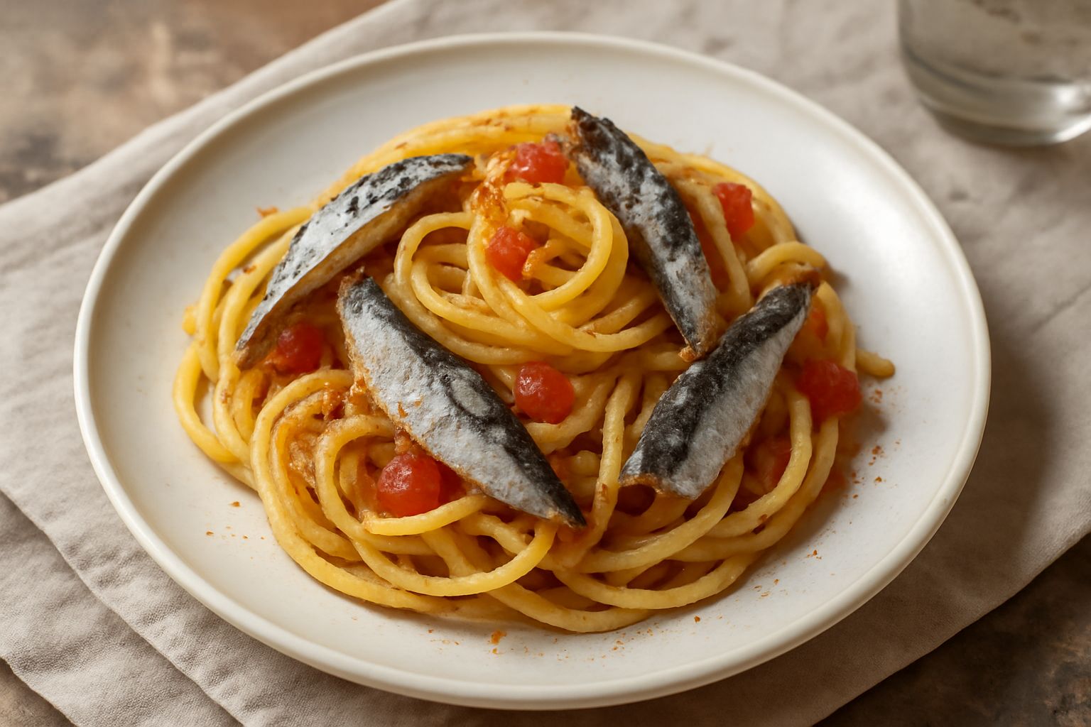 Bucatini con le sardine
