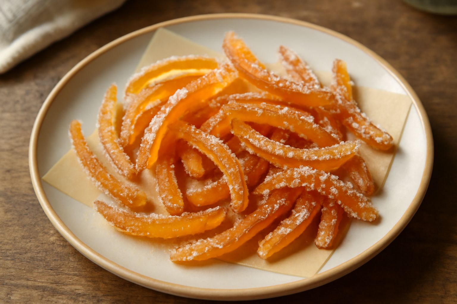 Bucce d'arancia candite
