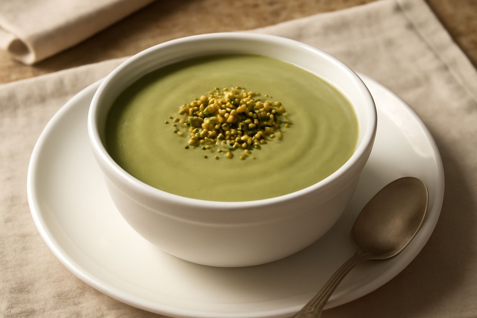 Budino di pistacchio