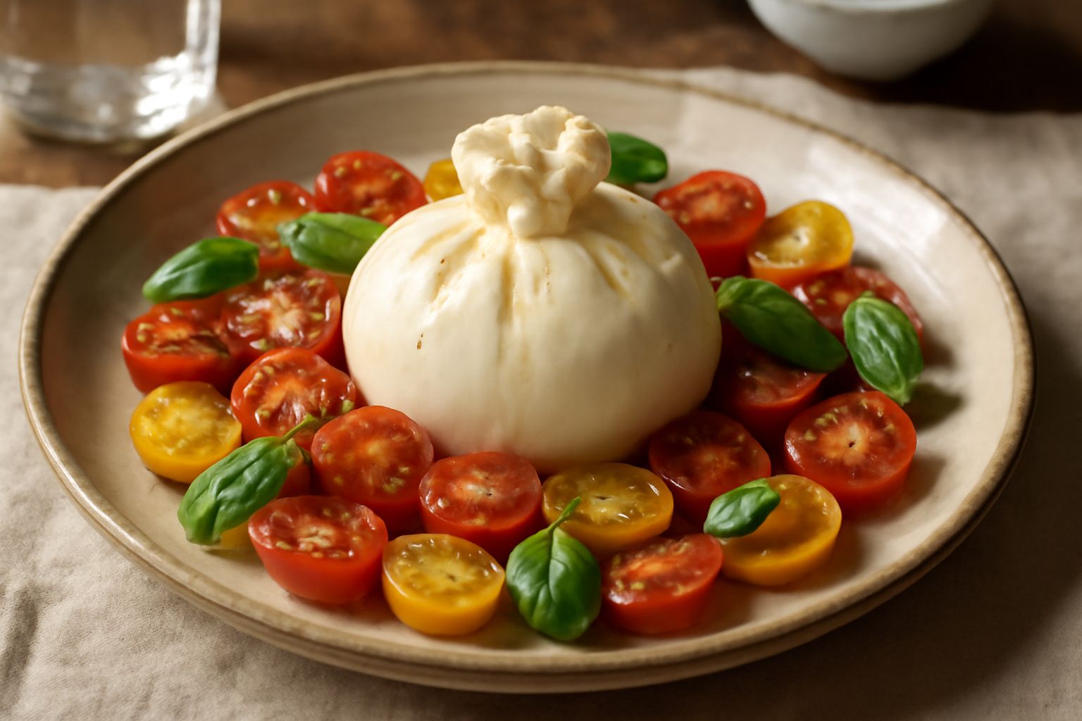 Burrata e pomodorini