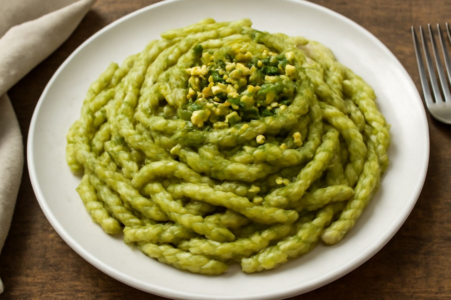 Busiate al pesto di pistacchio