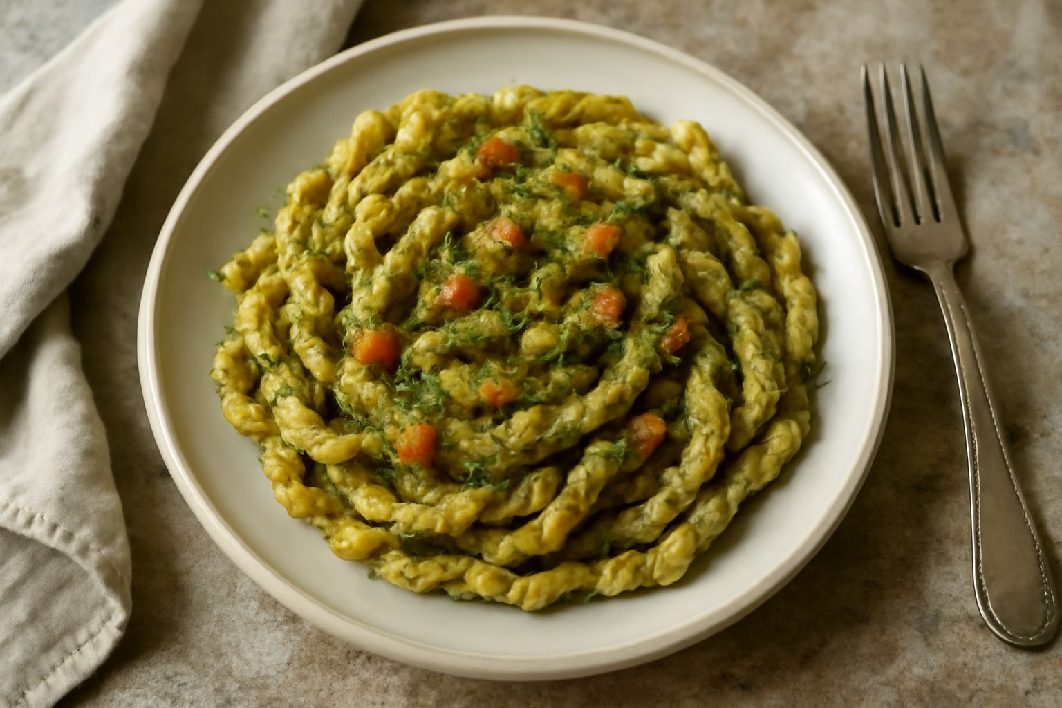 Busiate al pesto trapanese