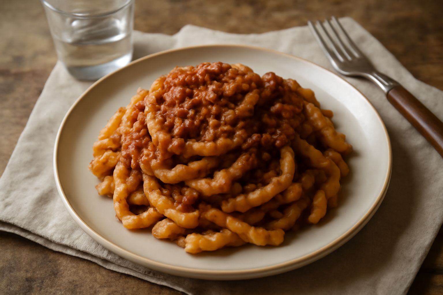 Busiate al ragù
