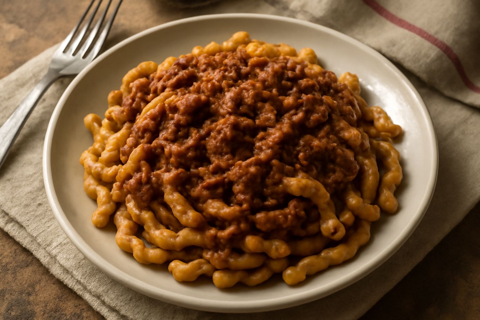 Busiate al ragu di carne