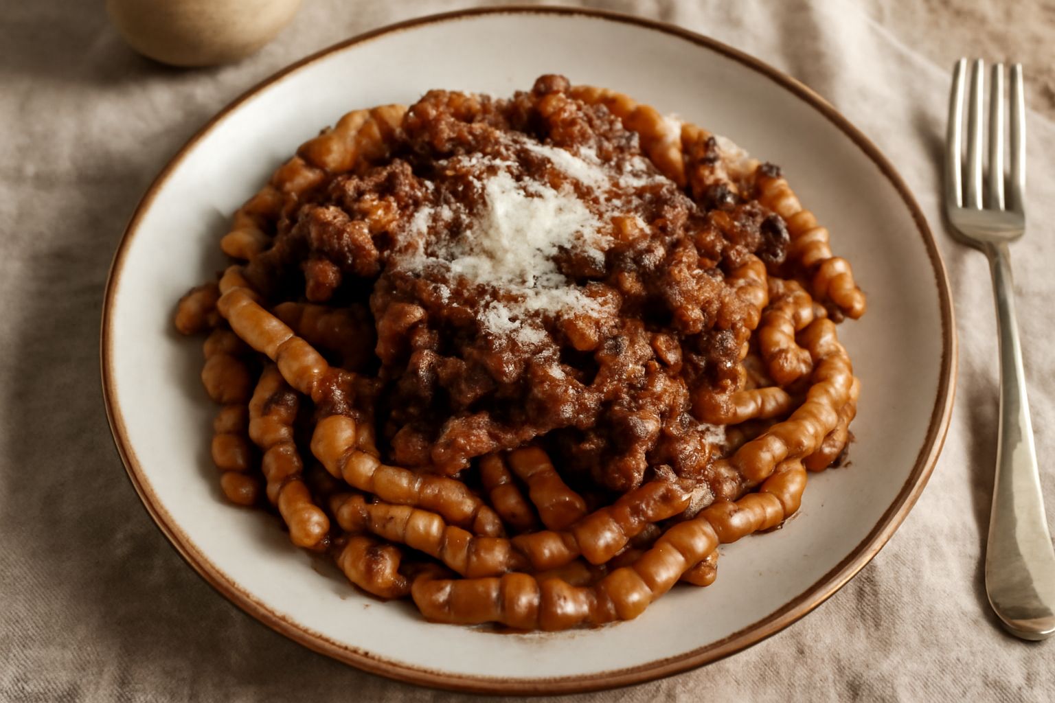 Busiate con ragù di maiale