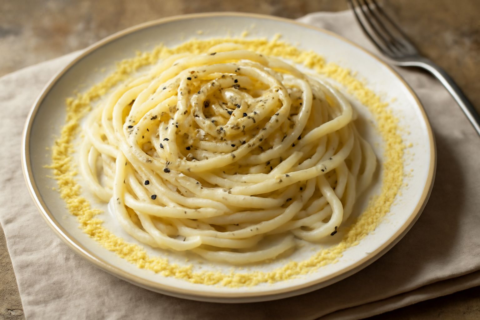 Cacio e pepe aquilano