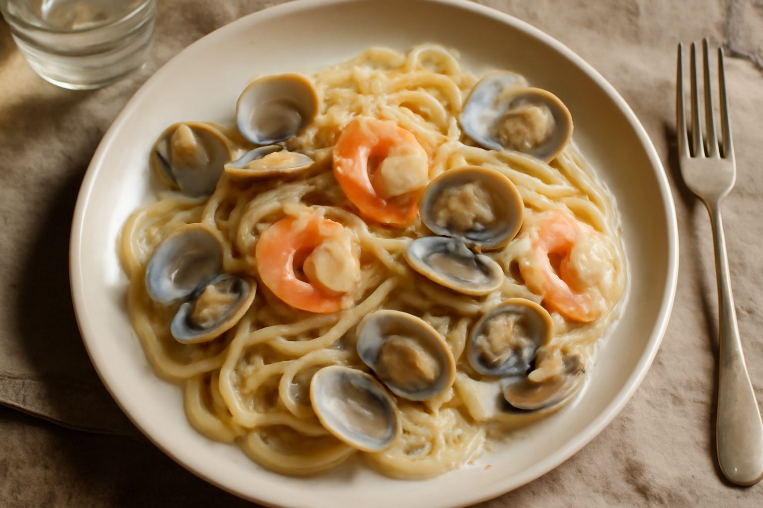 Cacio e pepe di mare