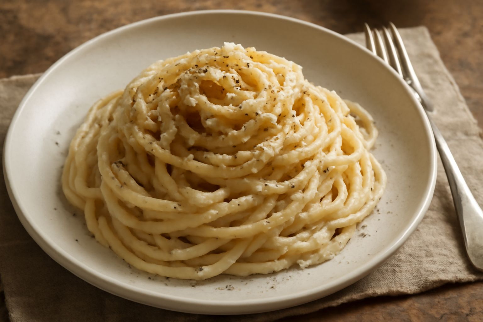 Cacio e pepe siciliano