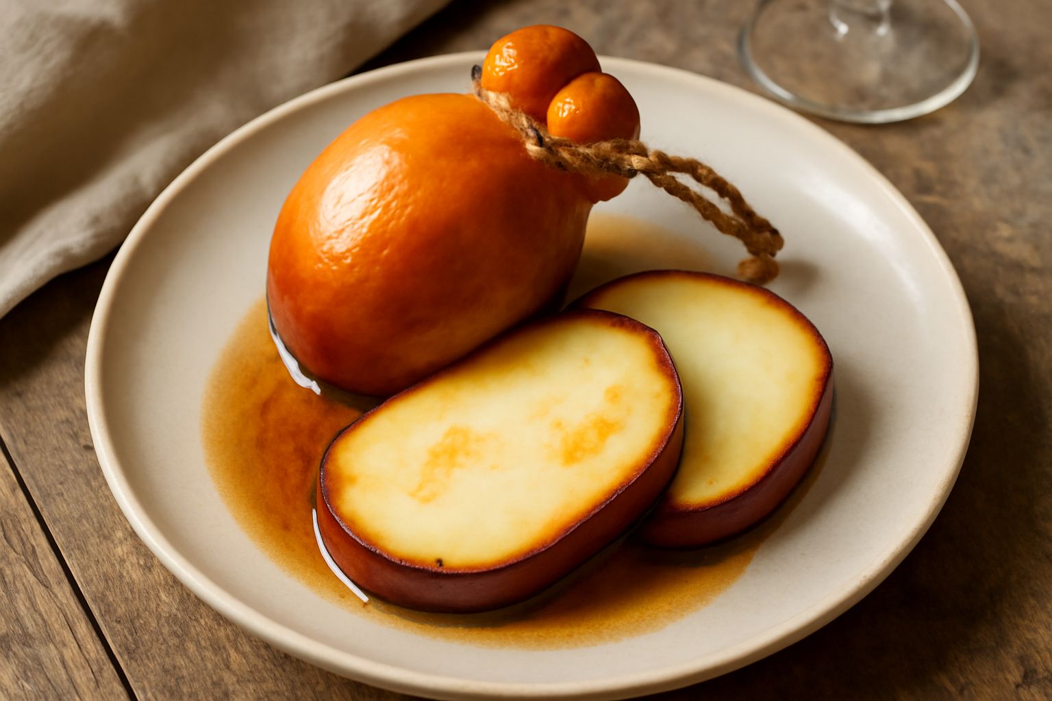 Caciocavallo affumicato conservato