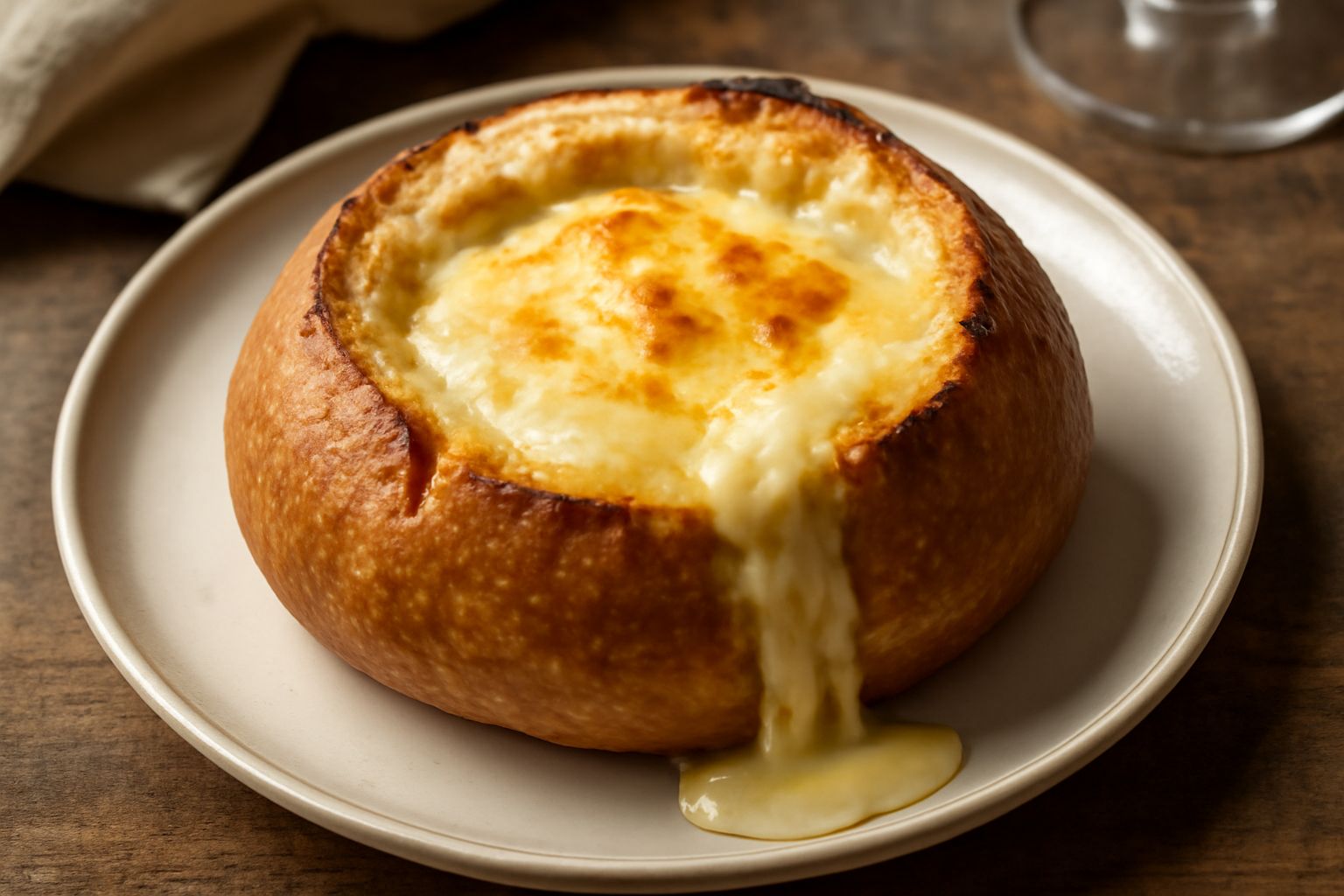 Caciocavallo affumicato nel pane
