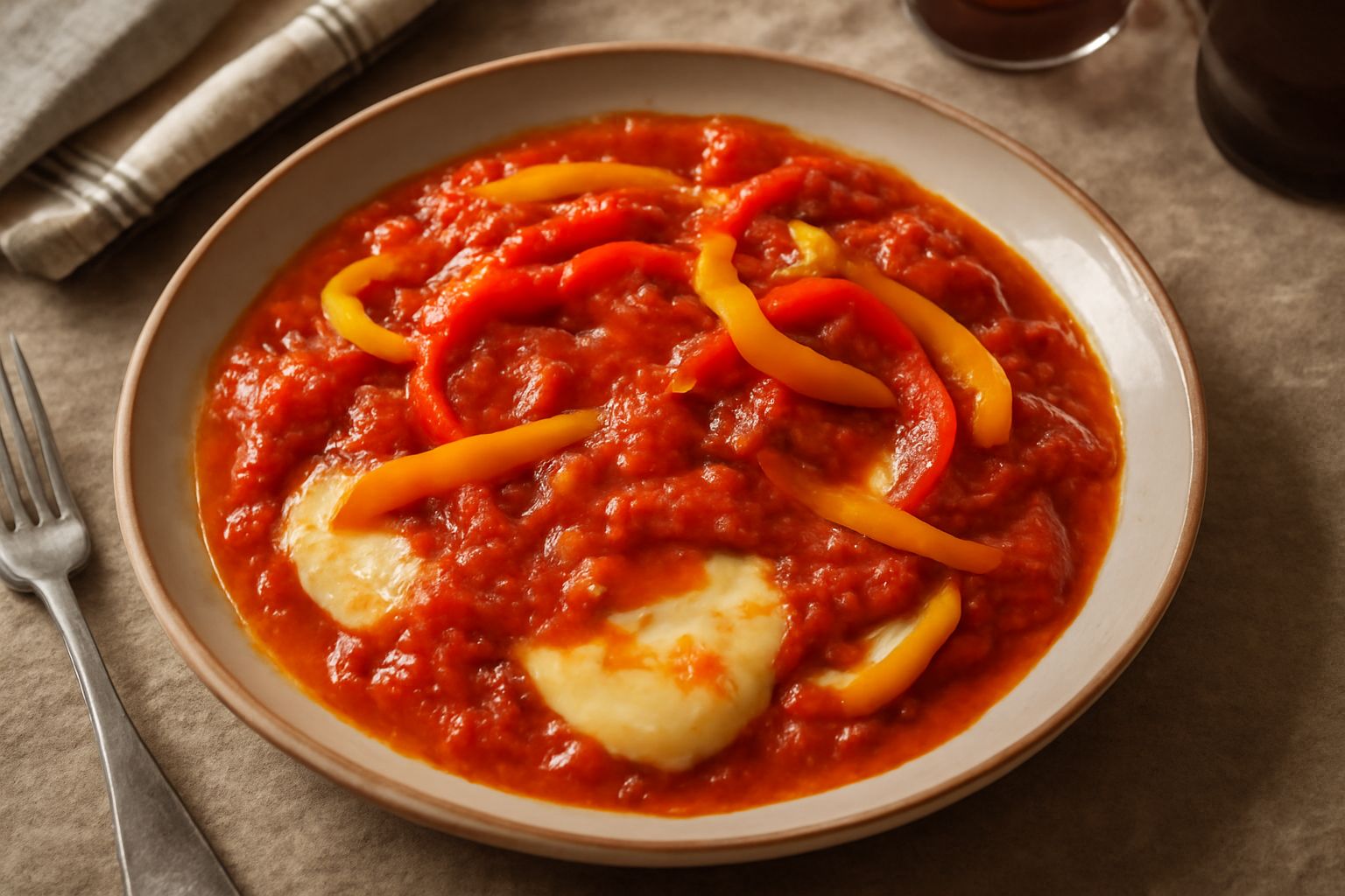 Caciocavallo in salsa