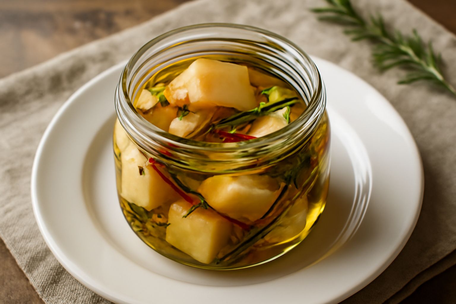 Caciotta affumicata sott'olio