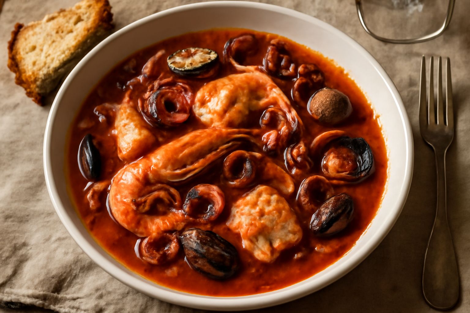 Caciucco in umido: la zuppa di pesce che richiede tempo e pazienza