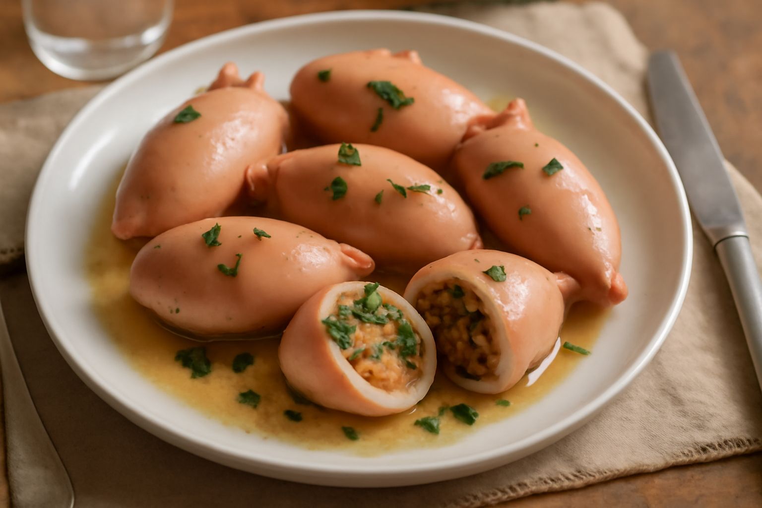 Calamaretti ripieni freddi