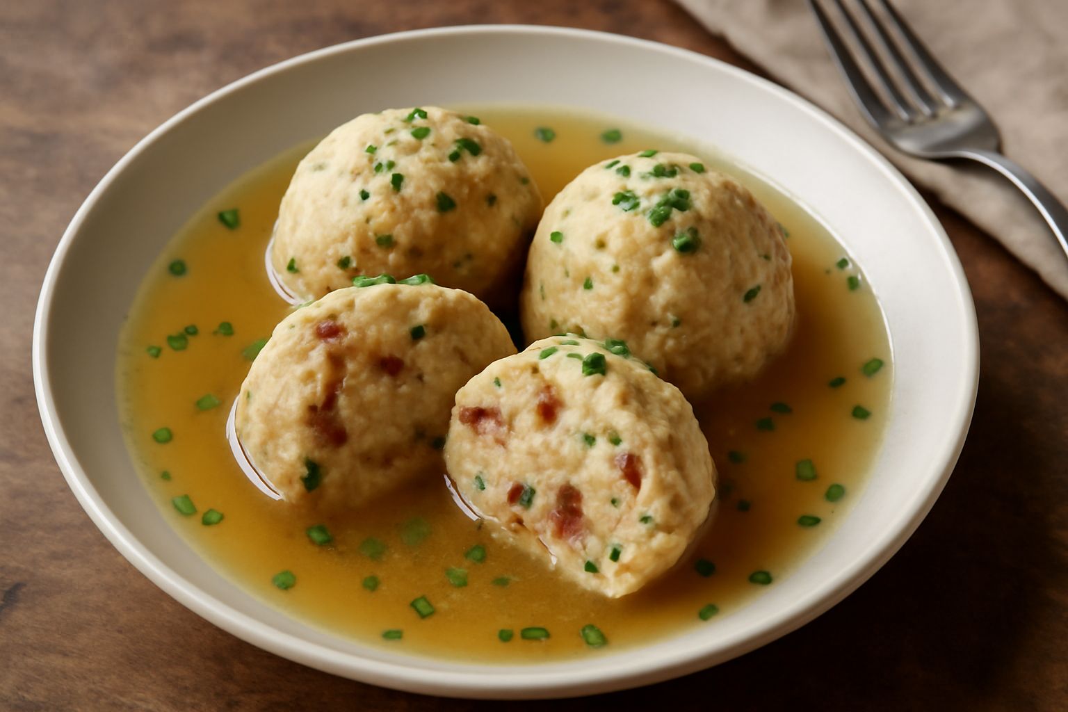 Canederli di pane e speck