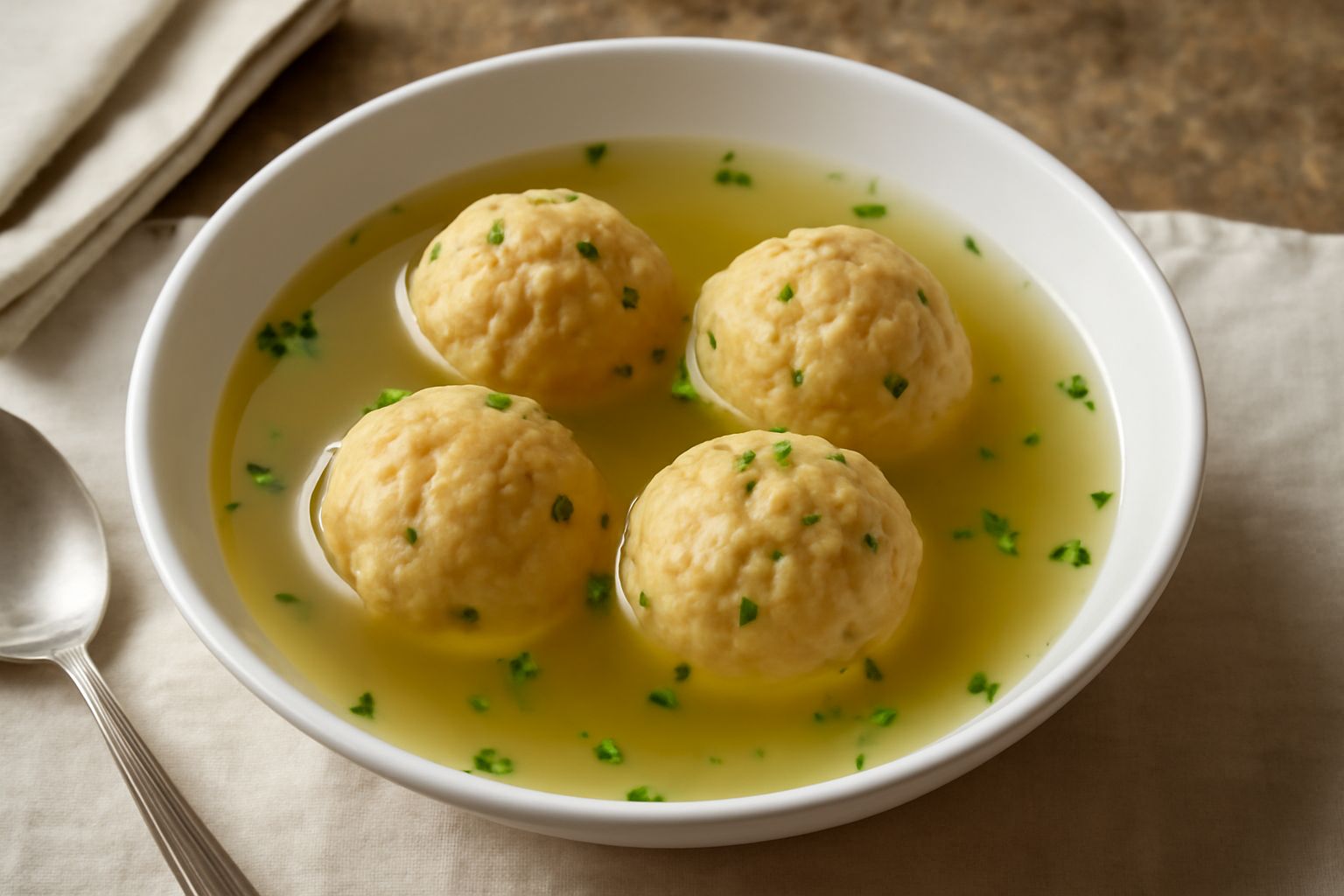 Canederli in brodo freddo