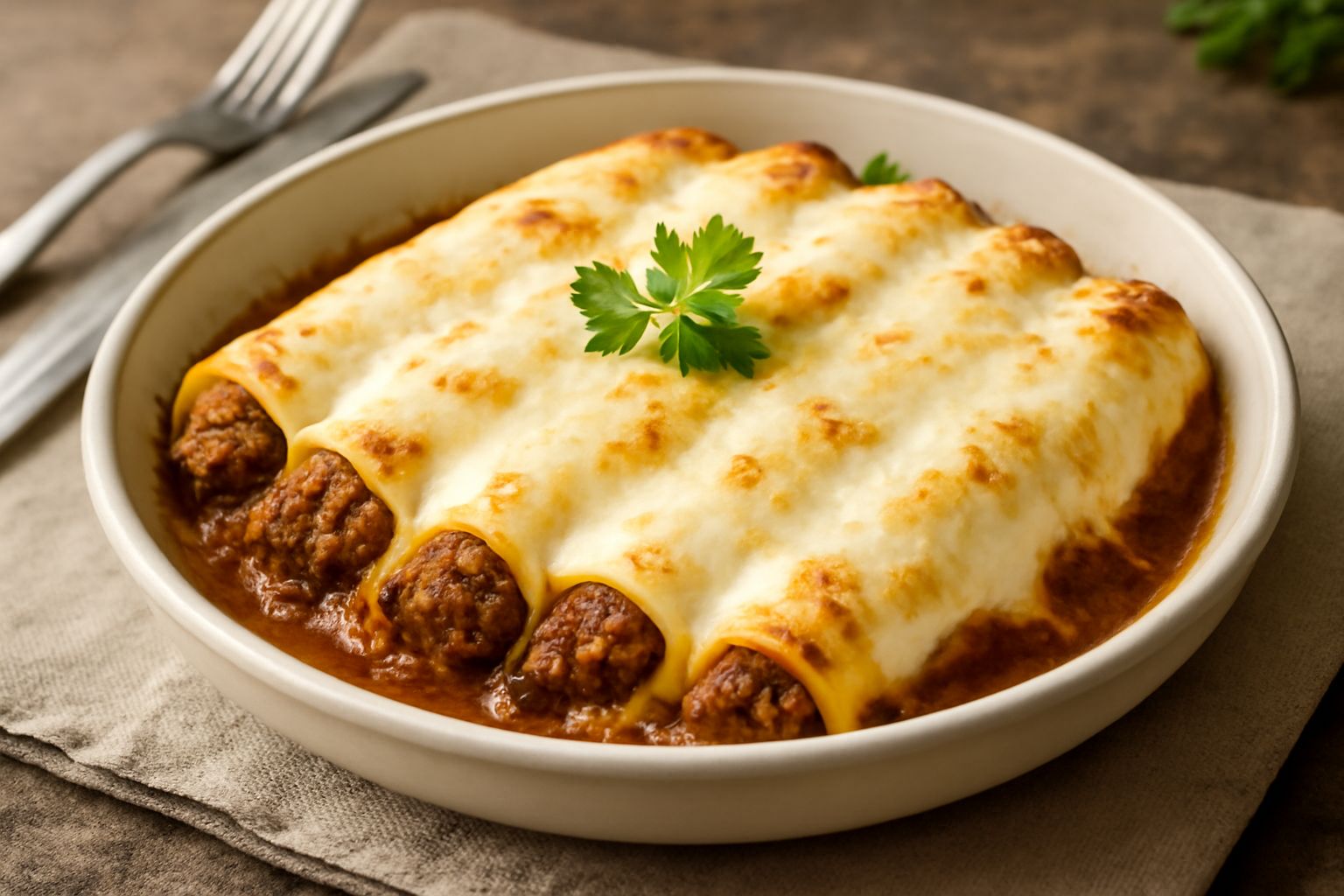 Cannelloni alla bolognese