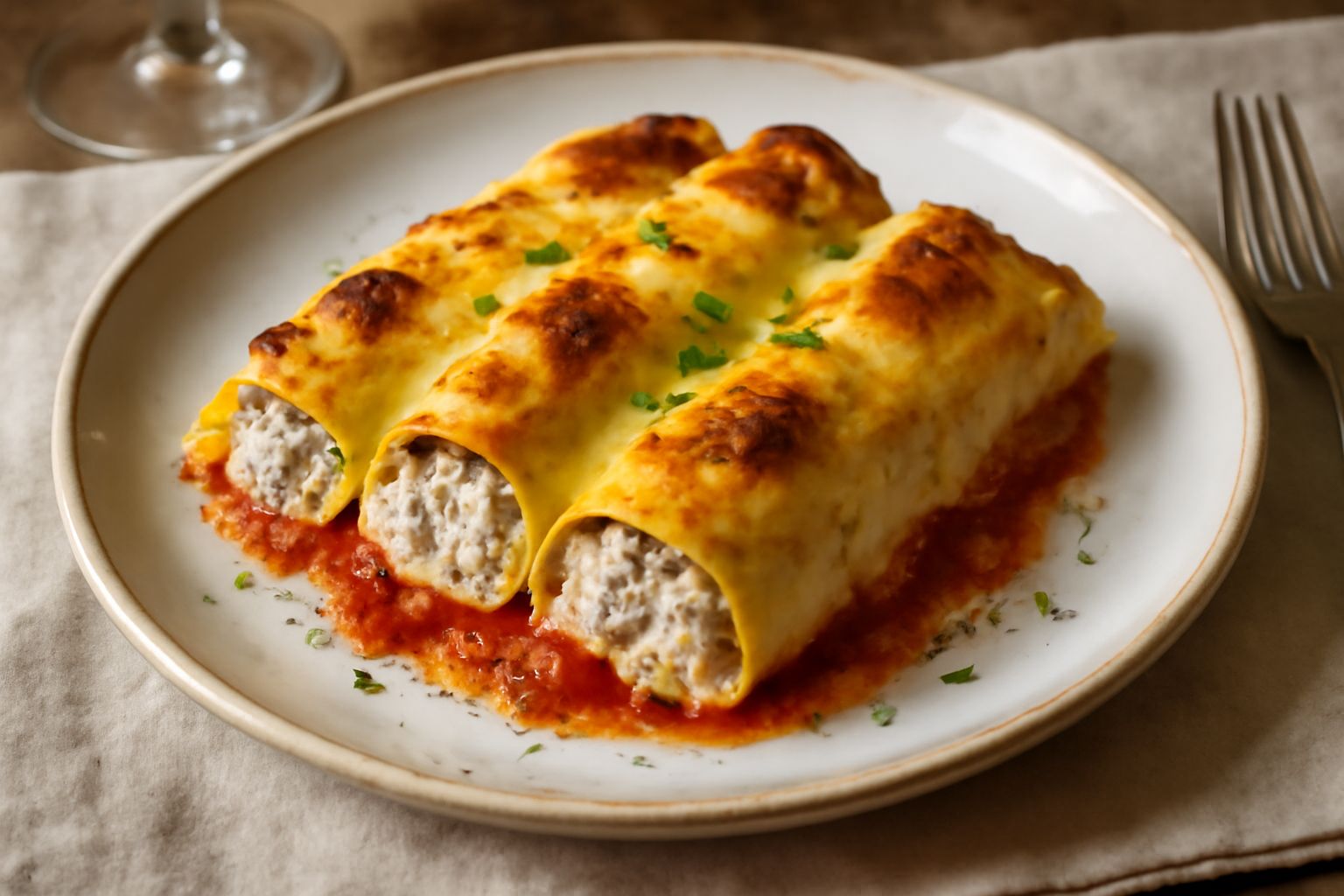 Cannelloni di pesce