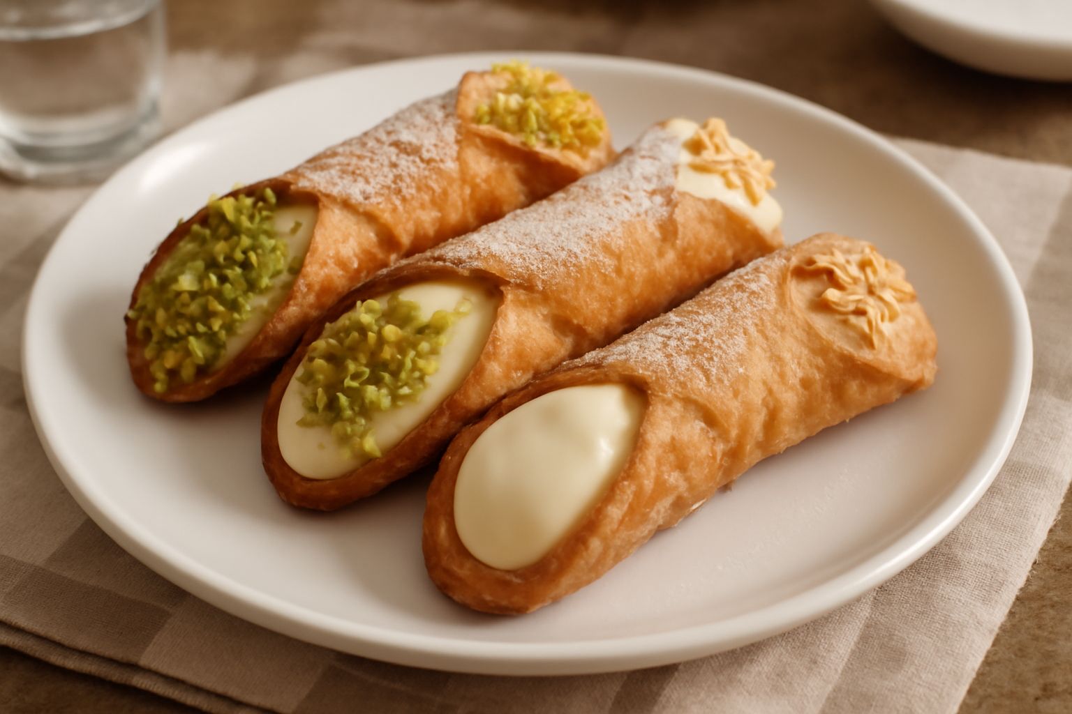 Cannoli di pasta fritta