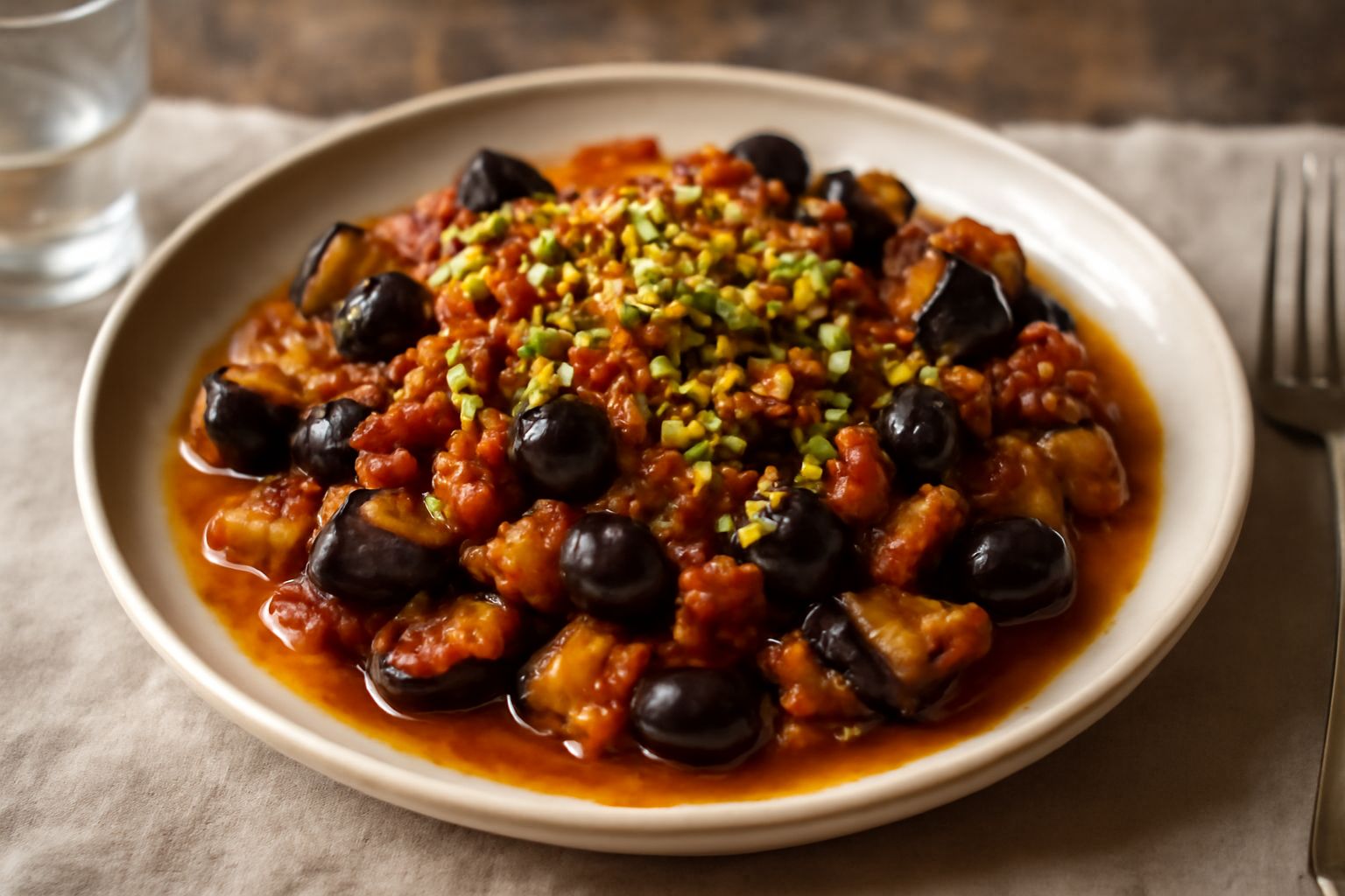 Caponata ca' li pistacchio