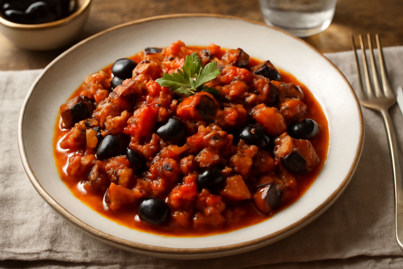 Caponata di carne