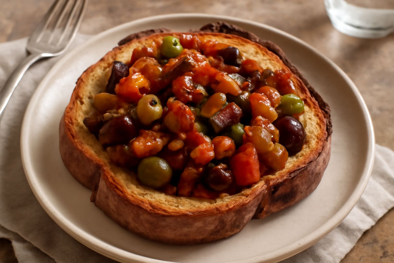 Caponata in pane