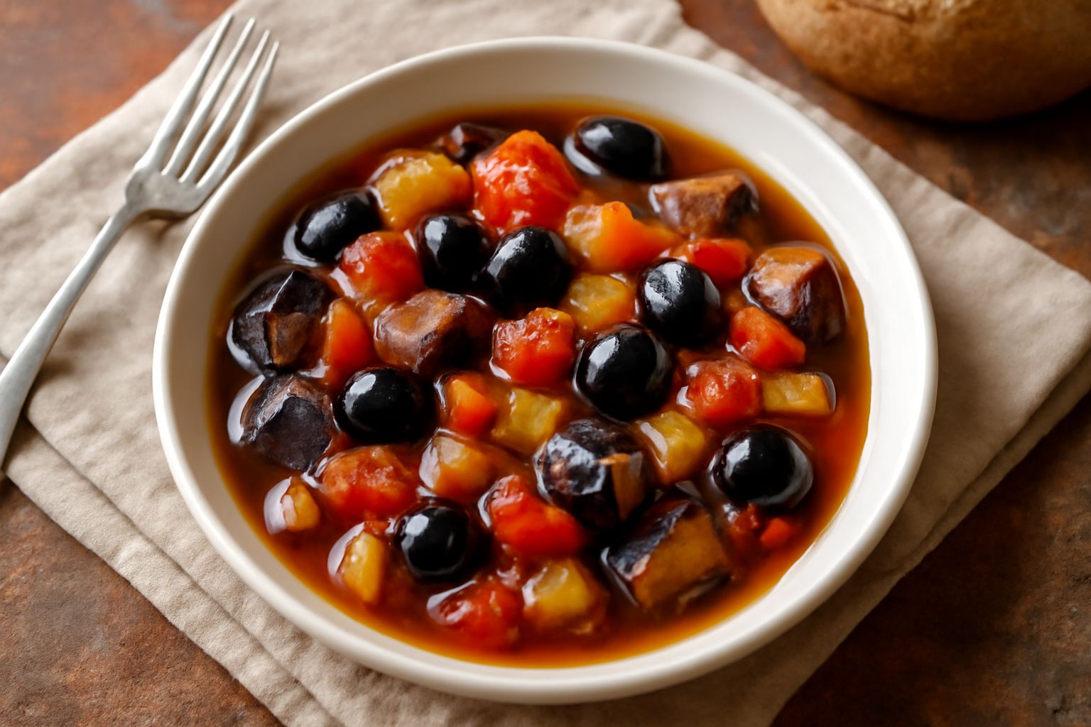 Caponata nel pani