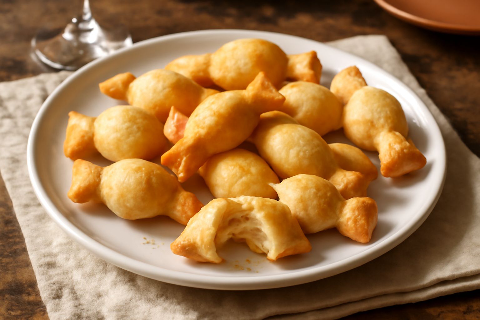Caramelle di pasta frolla