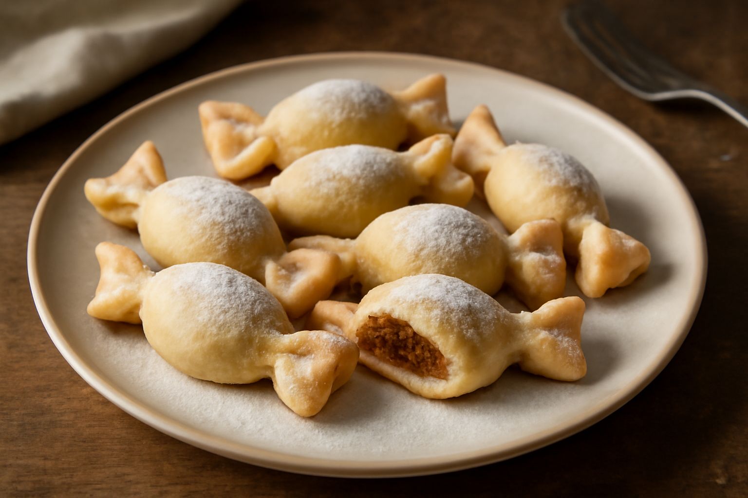 Caramelle di pasta ripiena