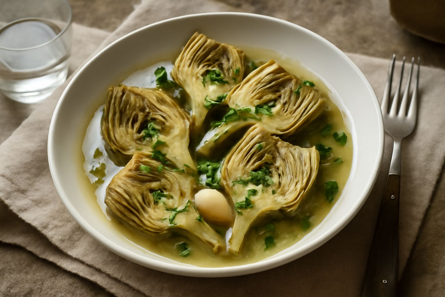 Carciofi affogati