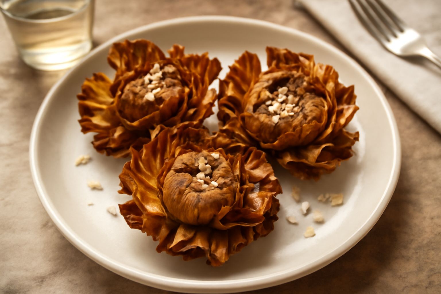 Carciofi alla giudia freddi