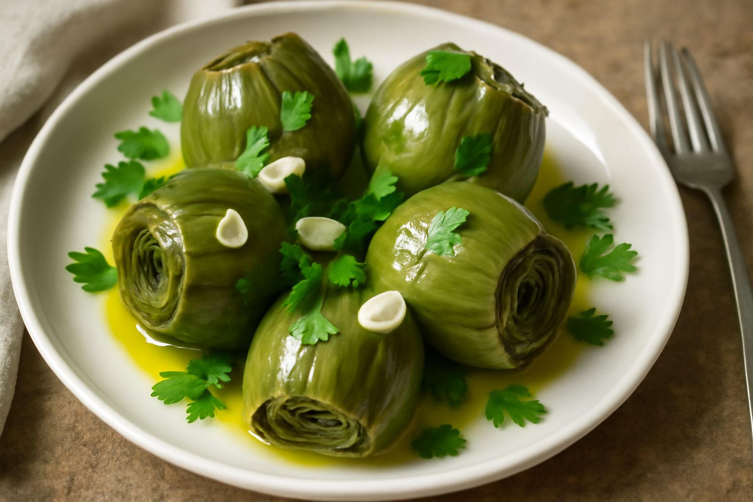 Carciofi alla romana freddi