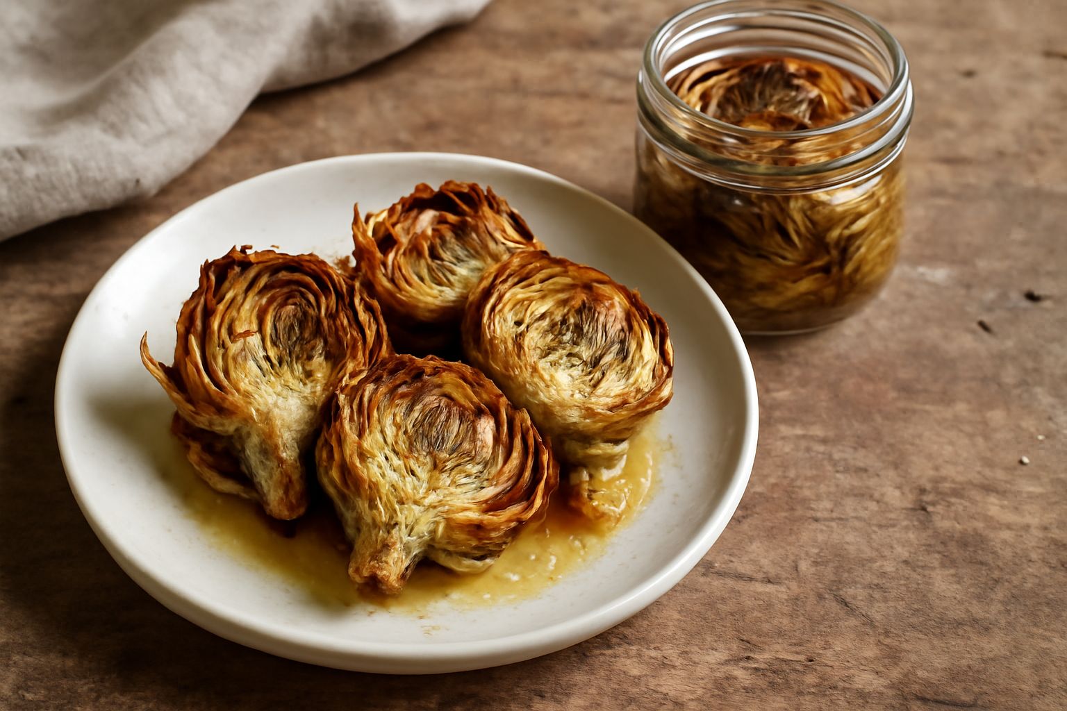 Carciofi conservati al forno