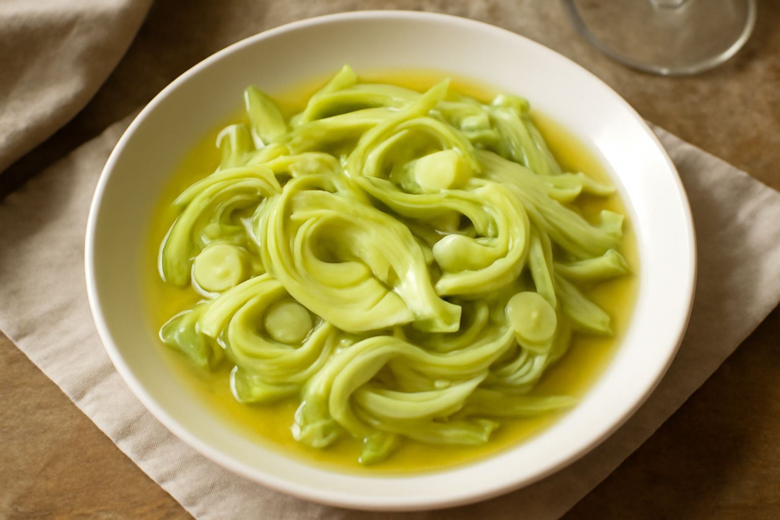 Carciofi crudi in salsa