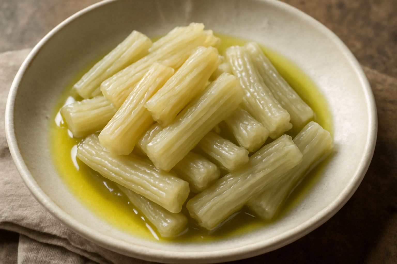 Cardi selvatici lessi