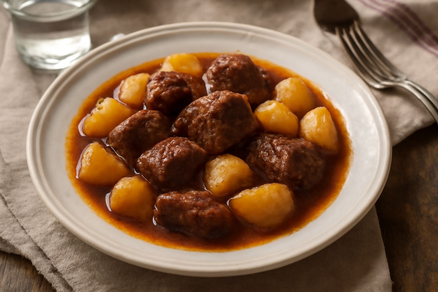 Carne ca' patati