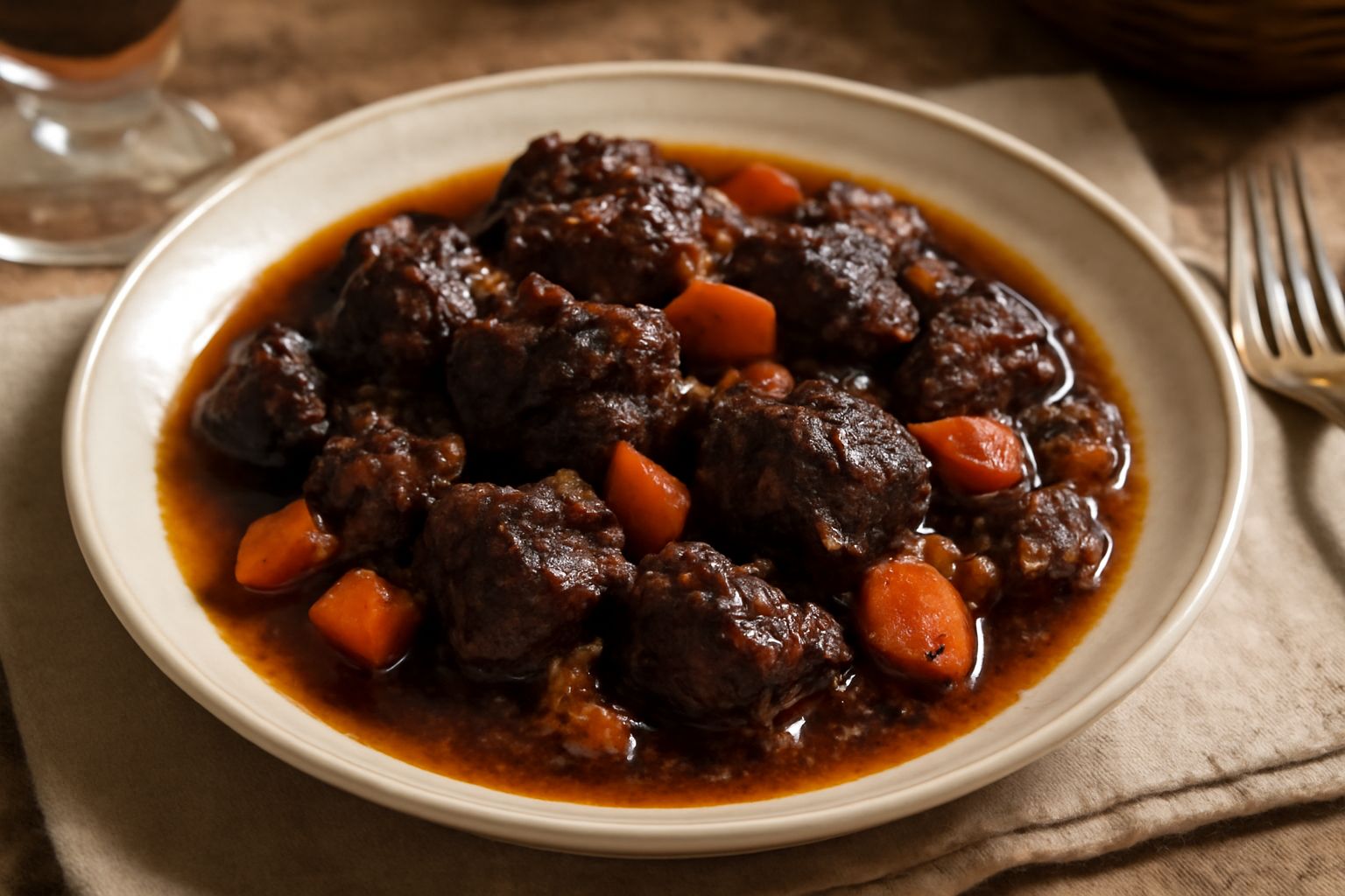 Carne di cinghiale in umido