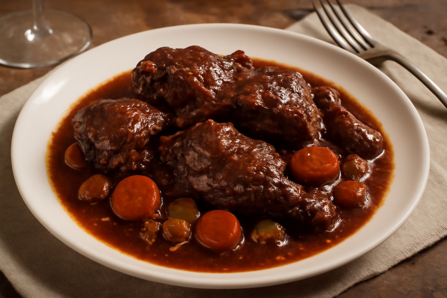 Carne di lepre in umido